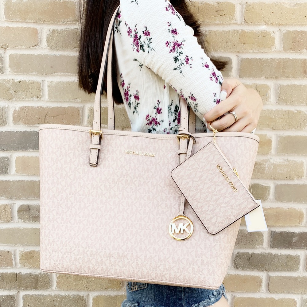 Michael Kors pink purse + wallet SET - Picture 3 of 5